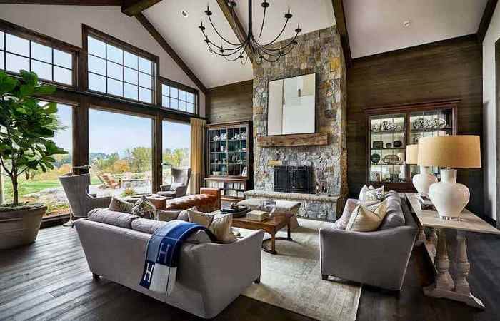 example of farmhouse interior design