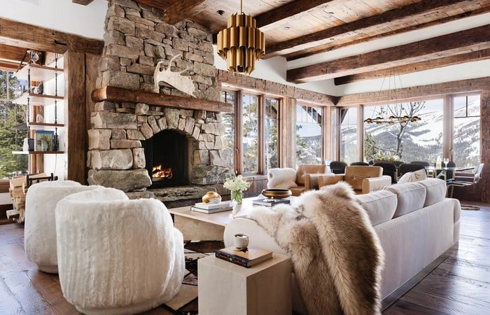 example of rustic interior design
